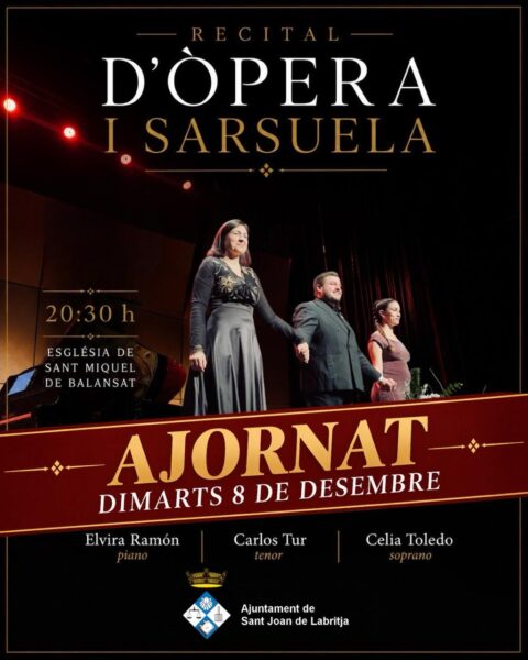 Recital de ópera y zarzuela en San Miguel