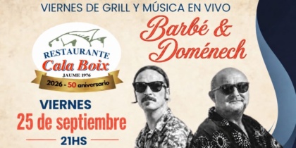La Duende y Rick Rodríguez en el restaurante Cala Boix