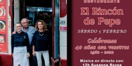 El Rincón de Pepe invites you to celebrate its 40 years Sports Ibiza