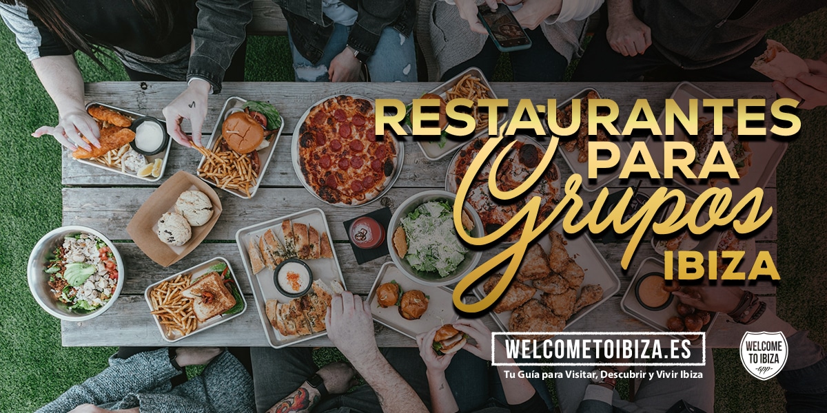 Restaurantes con menús para grupos y empresas en Ibiza