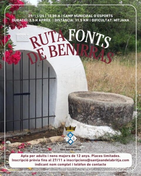 Ruta Fuentes de Benirràs