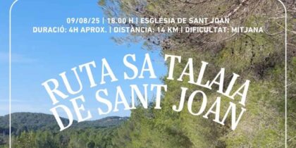 Ruta a Sa Talaia de San Juan