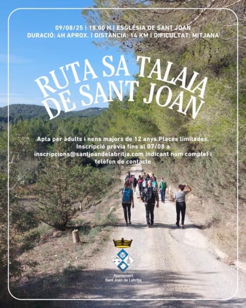 Ruta a Sa Talaia de San Juan