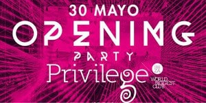 Privilege Ibiza Party d'ouverture 2014