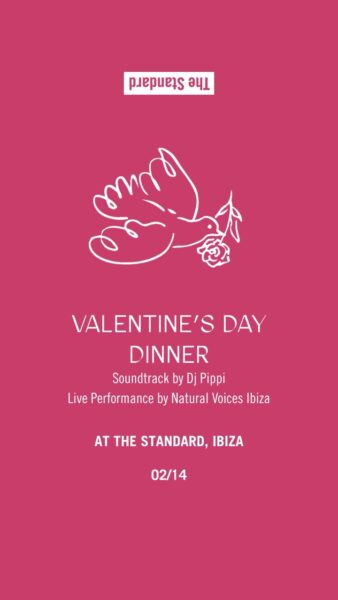 Cena, música y copas que se alargan en The Standard Ibiza por San Valentín