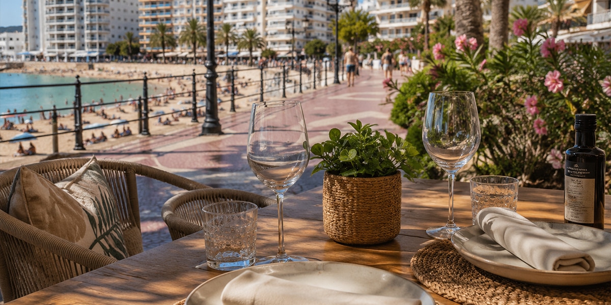 Restaurantes para cenar con puesta de sol en Ibiza