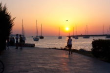 Ses Variades o paseo de la puesta de sol de Ibiza
