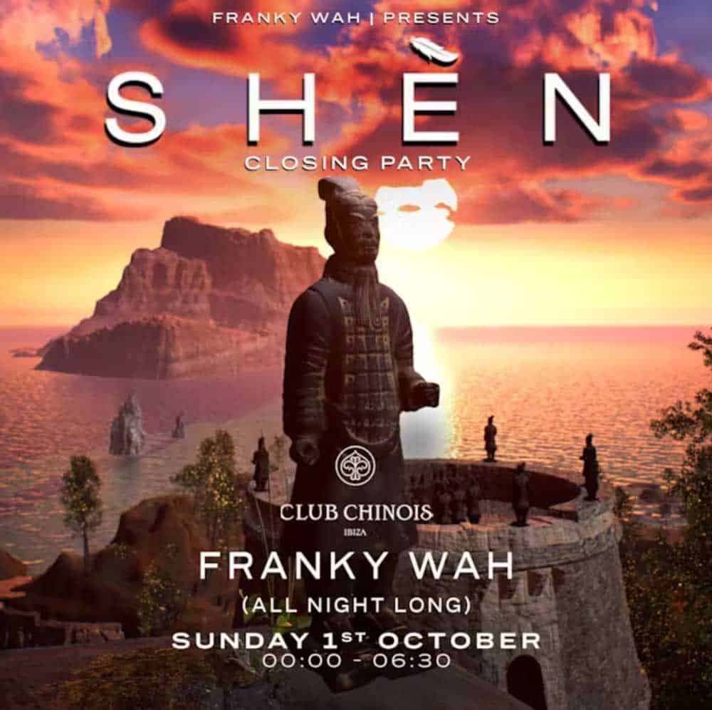 Вечеринка закрытия SHÈN в Club Chinois Ibiza