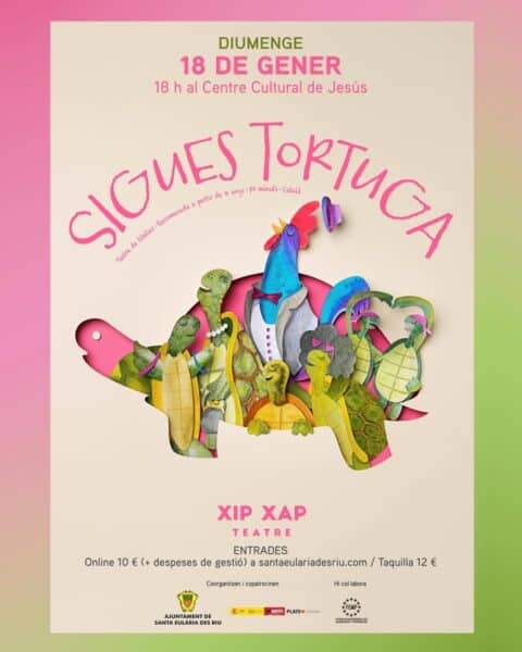 Sigues tortuga, teatro de títeres