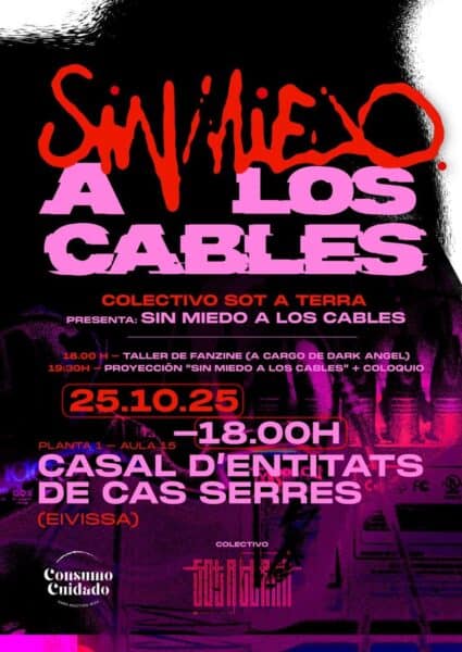 Sin Miedo a los Cables, proyección, coloquio y taller de fanzines