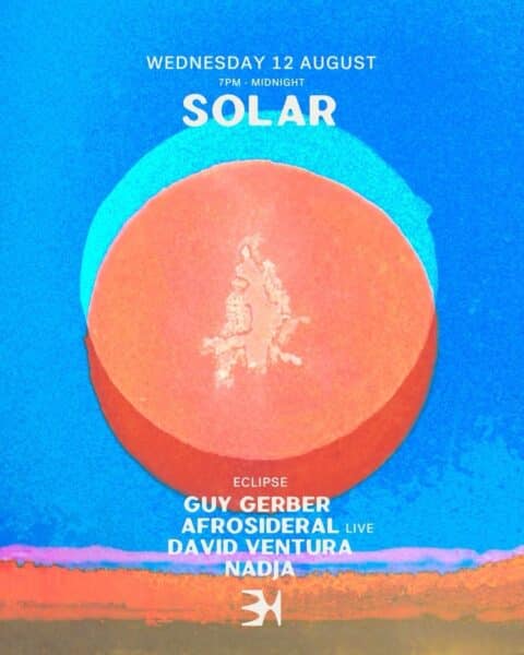 SOLAR: vive el eclipse total de sol en Beachouse con Guy Gerber