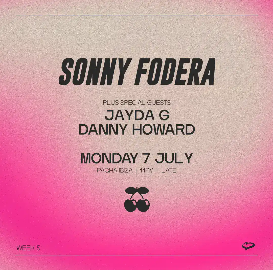 Jayda G y Danny Howard, invitados de lujo junto a Sonny Fodera en Pacha Ibiza
