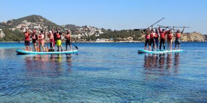 Practica Stand Up Paddle cada diumenge gratis amb Caiac Eivissa