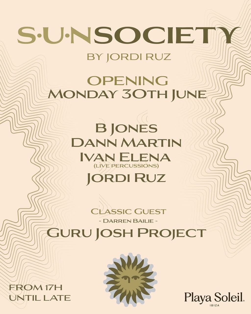 Opening Party de S·U·N SOCIETY en Playa Soleil