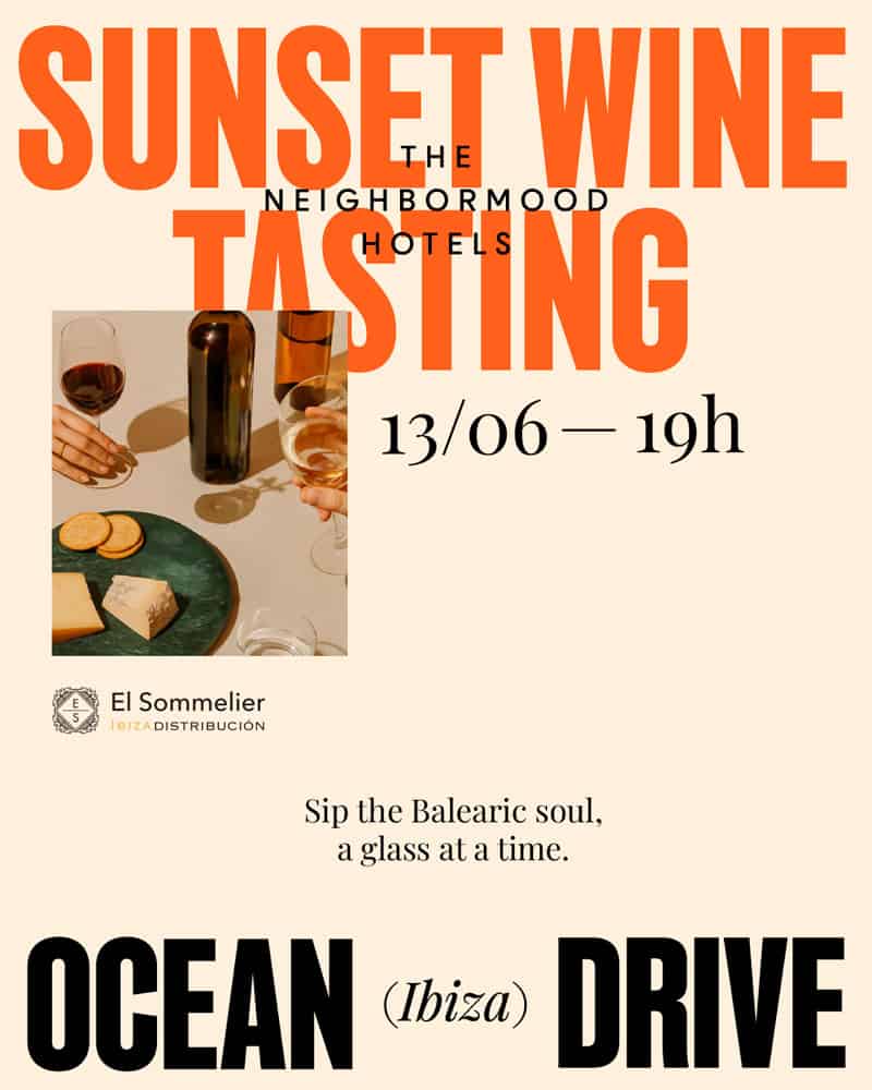 Sunset Wine Tasting en Ocean Drive Ibiza