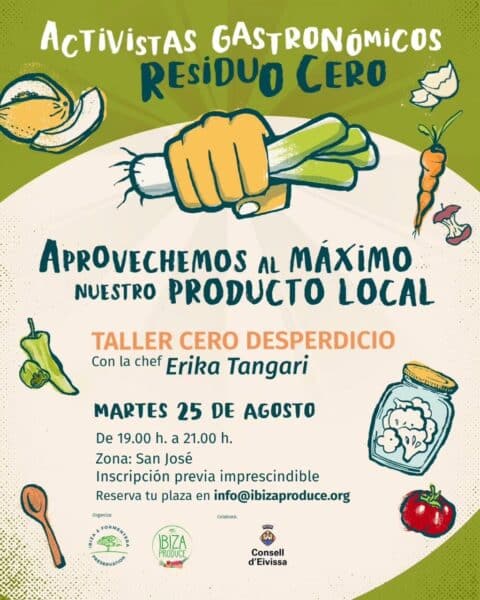 Taller de cocina sostenible con Ibiza Produce