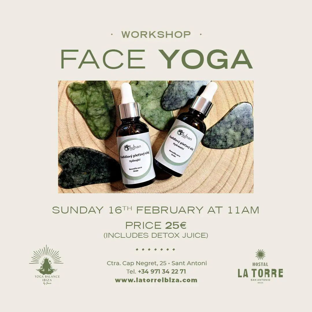 Workshop de Face Yoga en Hostal La Torre