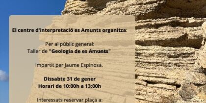 Taller sobre la geología de Es Amunts