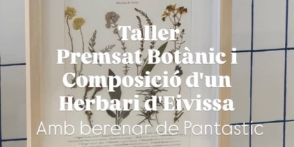 Taller de prensado botánico y composición de un herbario con Sa Terra Ibiza