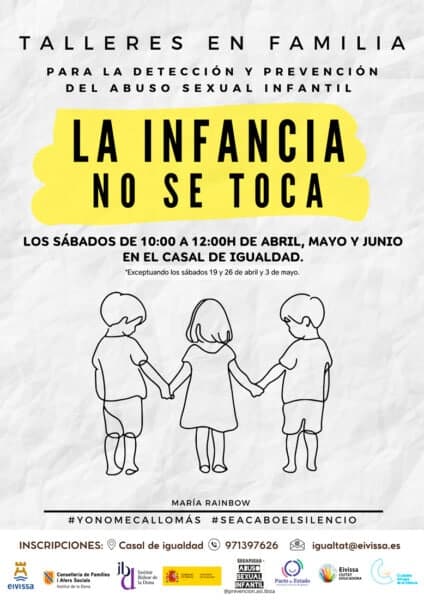 La infancia no se toca, talleres en familia