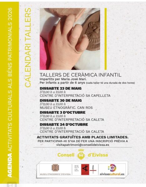 Talleres de cerámica infantil