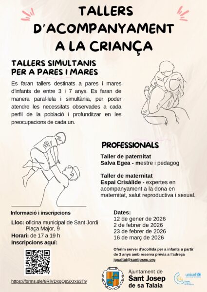 Talleres de acompañamiento a la crianza en San José