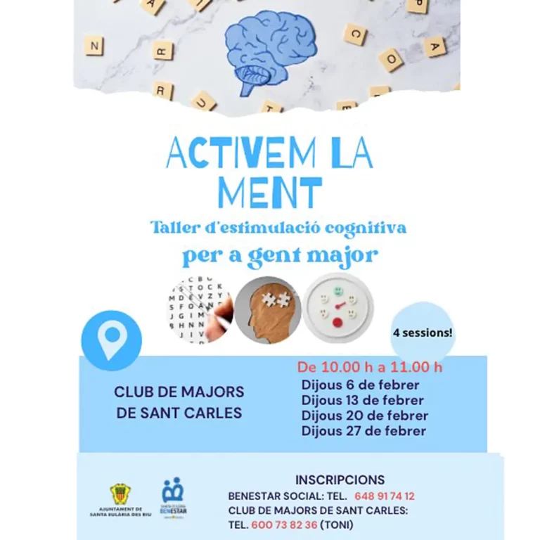 Activemos la mente: Talleres de estimulación cognitiva para mayores