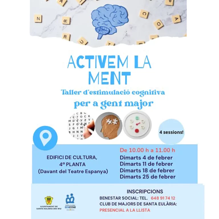 Activemos la mente: Talleres de estimulación cognitiva para mayores