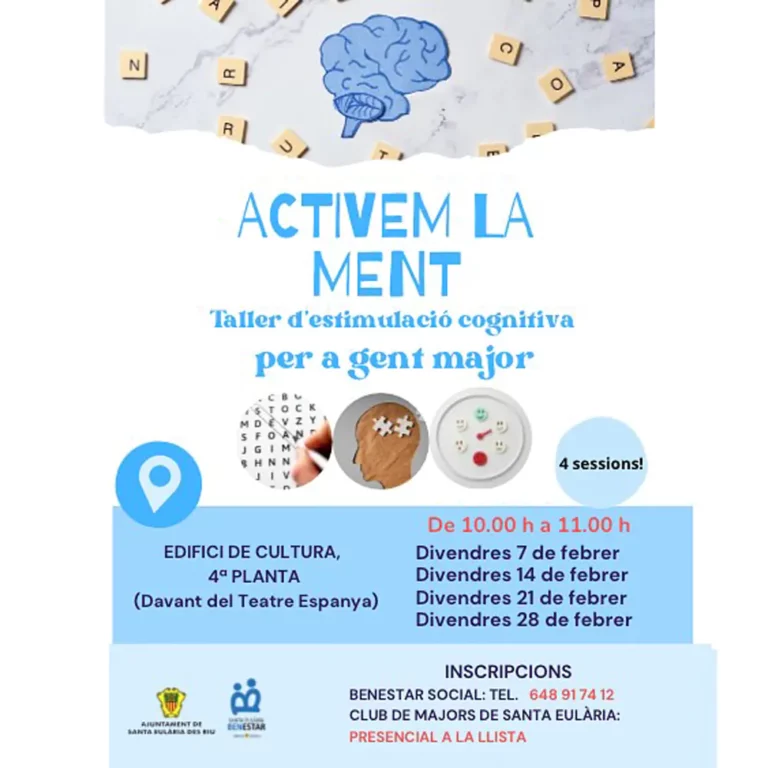 Activemos la mente: Talleres de estimulación cognitiva para mayores