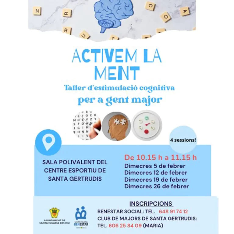 Activemos la mente: Talleres de estimulación cognitiva para mayores