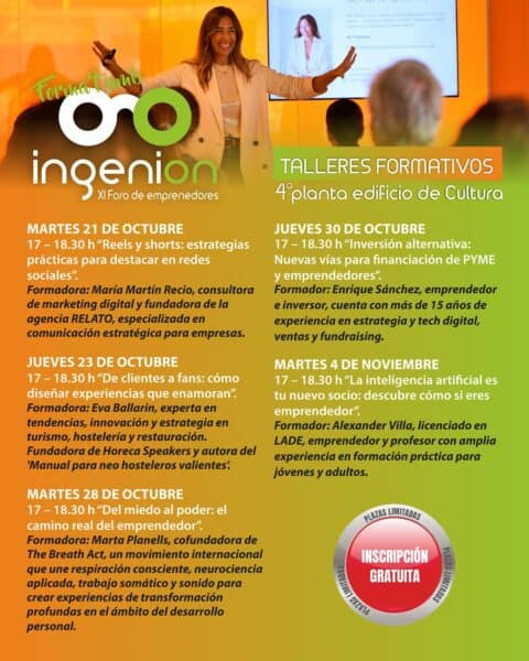Talleres formativos de Ingenion 2025