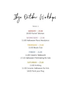 Talleres creativos este otoño en Le petit Atelier nº74