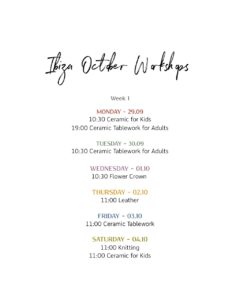 Talleres creativos este otoño en Le petit Atelier nº74