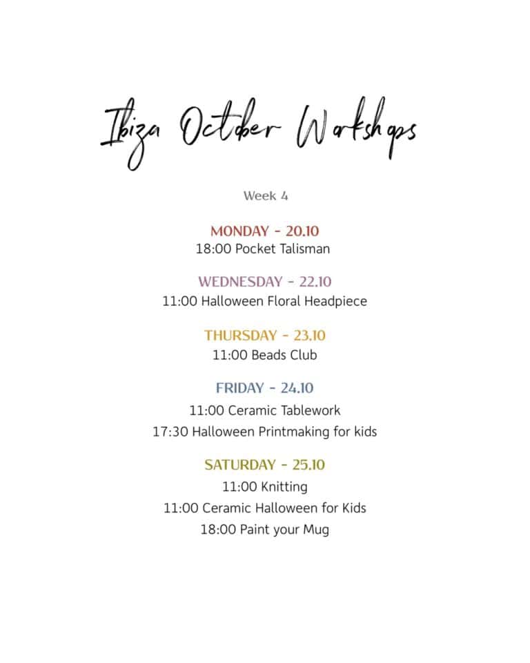 Talleres creativos este otoño en Le petit Atelier nº74