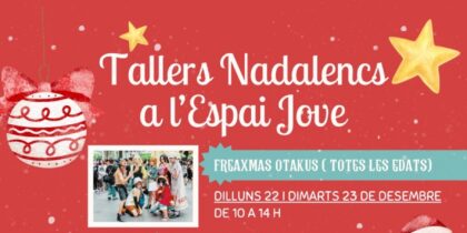 Talleres Navideños en el Espai Jove de San Antonio