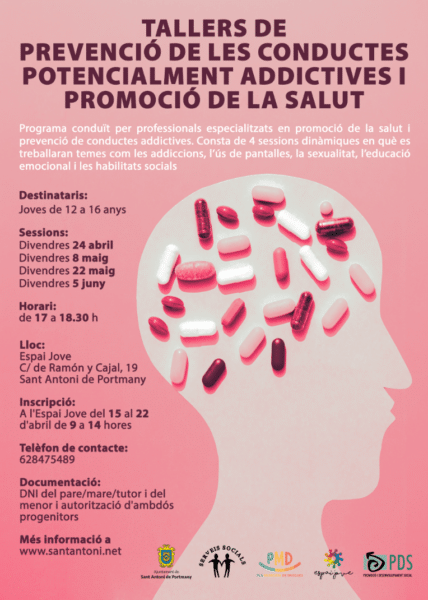 Talleres de prevención de conductas adictivas en jóvenes