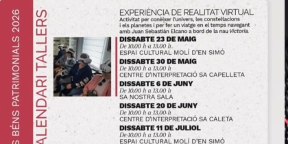 Talleres de realidad virtual para descubrir el cosmos y la historia