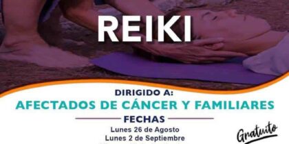 Talleres de Reiki gratuitos de la APAAC para afectados de cáncer