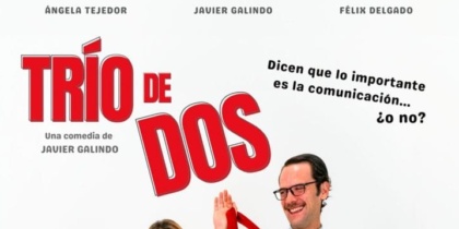 Tr&iacute;o de dos, una divertida comedia en Teatro Pereyra