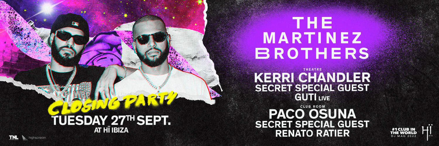 The Martinez Brothers Closing Party op Hï Ibiza Ibiza