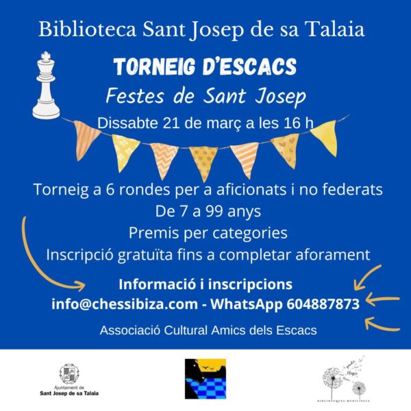 Torneo de Ajedrez Fiestas de San José