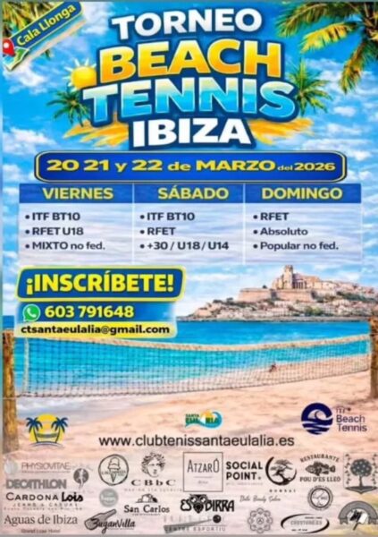 Ibiza Beach Tennis, torneo en Cala Llonga