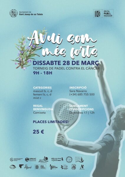 Torneo de Padel contra el cáncer en San José