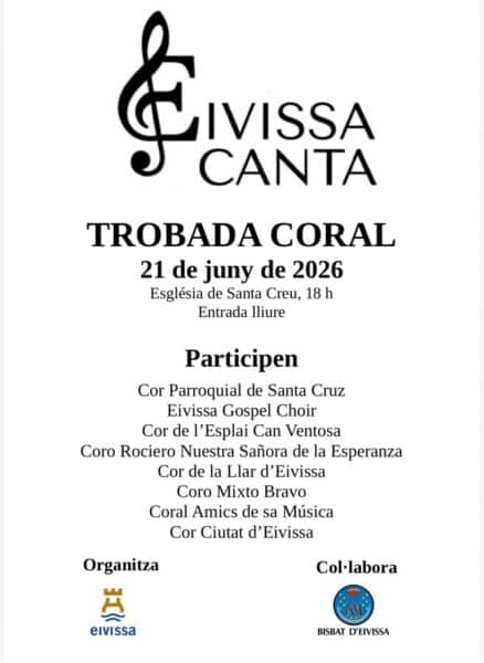 Eivissa Canta: gran trobada coral en la Iglesia de Santa Creu