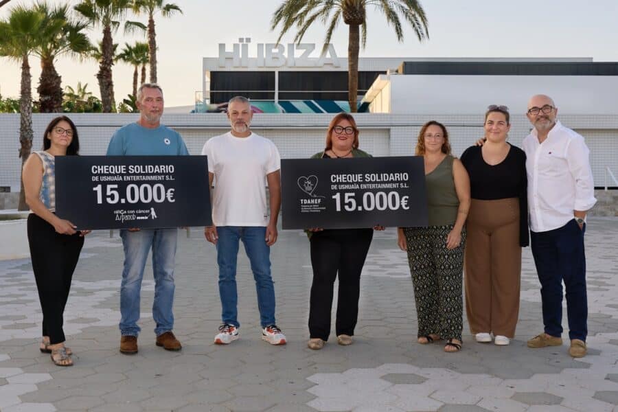Ushuaïa Entertainment dona 30.000 euros a TDAHEF y ASPANOB