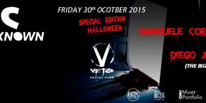 Unknown Halloween Party at Veto Social Club Ibiza