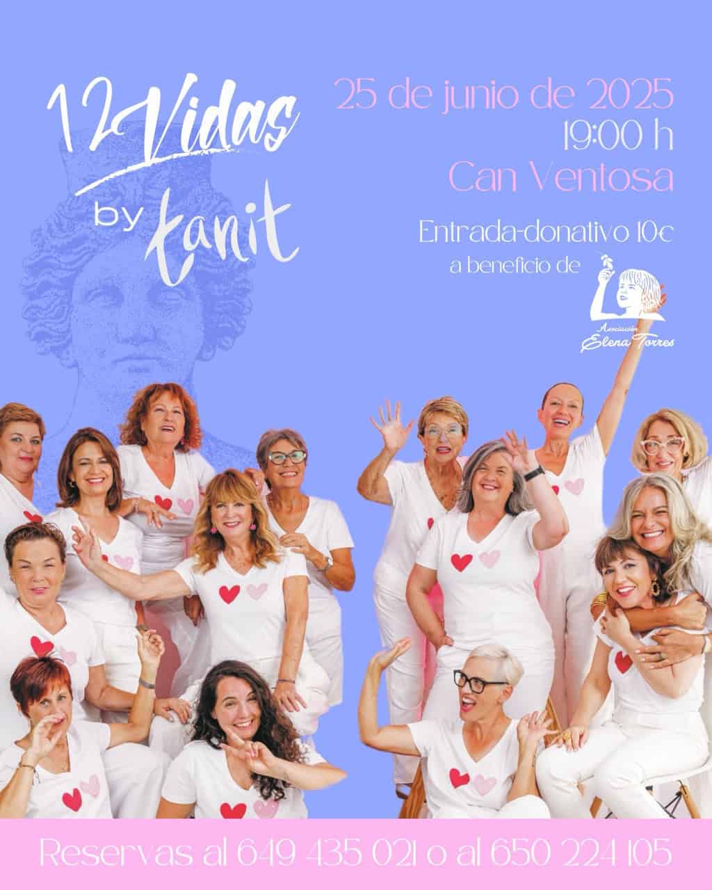 12 Vidas by Tanit, evento solidario en Can Ventosa