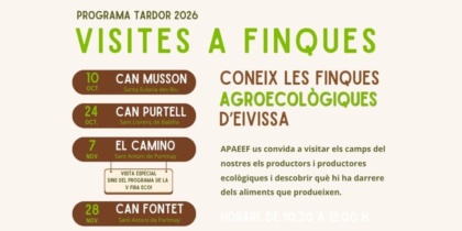 Conoce las fincas ecológicas de Ibiza con APAEEF