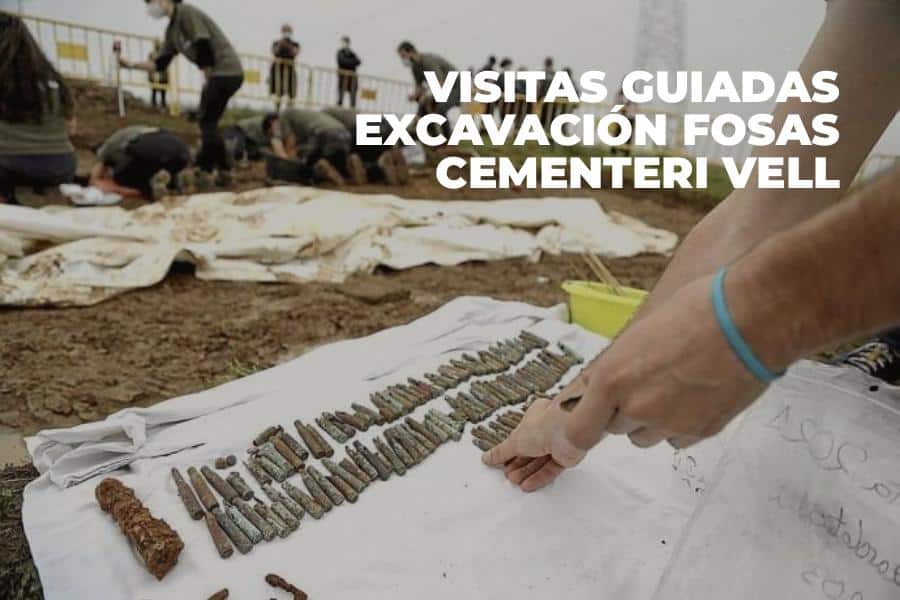 Visitas a las excavaciones de las fosas del Cementeri Vell