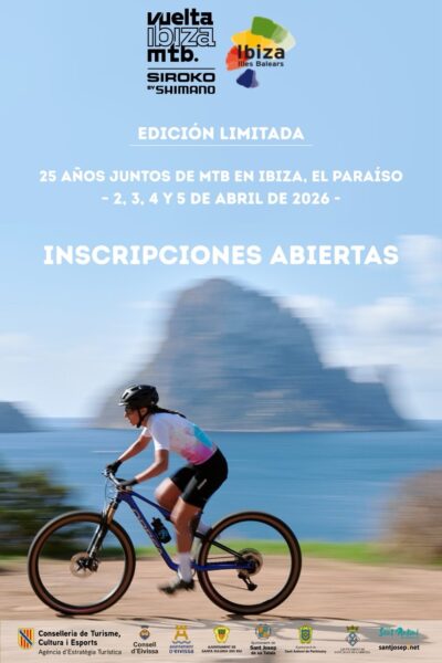 Vuelta a Ibiza MTB 2026: Tres días recorriendo la isla en bici